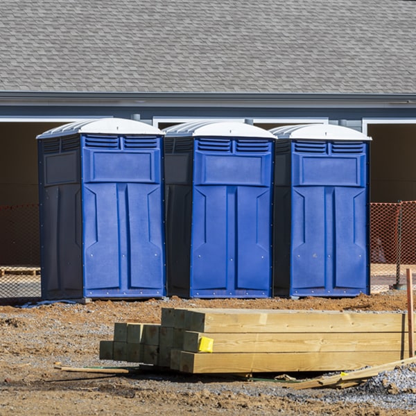 is there a specific order in which to place multiple porta potties in Lonepine MT